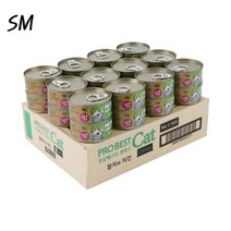 SM 프로베스트 캣 푸드 참치&치킨 80gX24개 영양간식 길냥이 고양이 캔 간식, 참치와치킨