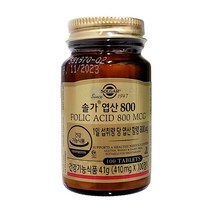 솔가 엽산800 100정, 41g 100정