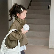 키즈 바람막이 어클락 카키아노락 유아 아동 자켓 점퍼 남대문 아동복