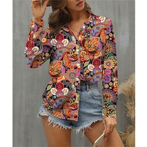 우아한 셔츠 캐주얼 셔츠 주말 탑