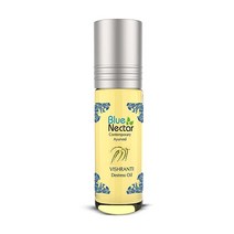 Blue Nectar Vishranti 편두통 및 두통 완화 오일 롤온 및 명상 오일 시나몬 정향 생강 민트 에센셜 오일 및 9가지 아유르베다 허브 100% 천연 - 9m