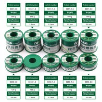 0.8-2.0mm 63/37 FLUX 2.0% 45FT 주석 납 용융 로진 솔더 인두 와이어 롤 Diam No-clean, 03 1.2MM_01 120g