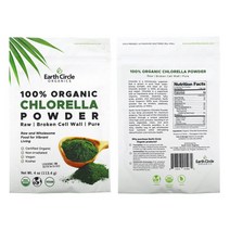 earth circle organics 유기농 클로렐라 분말 4oz