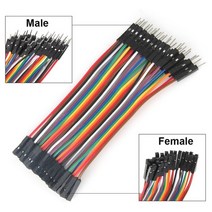 전선 와이어 방수 커넥터 40pin 케이블 듀폰 라인 10cm 20cm 30cm 남성-남성 여성-여성 남성-여성 점퍼 dupont wire cable for pcb diy, 남성에서 여성으로, 40핀