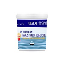 1L 바르자 탄성방수제 균열 크랙 콘크리트 시멘트 옥상 베란다, 투명