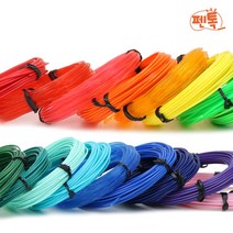 펜톡 3D펜 PLA 필라멘트 재료 7m 37색 (1.75mm), 35-투명보라