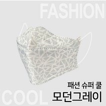 오원 원에어 패션 쿨 숨쉬기 편한 봄 여름 컬러 마스크 3D 연예인 국산 덴탈 일회용 끈조절가능 시원한 얇은 예쁜 모던 그레이, C0013 10매