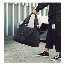 지그젠 빅사이즈 데일리 토드 숄더 크로스백 스포츠 운동 농구 가방, 블랙 ONESIZE