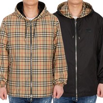[버버리] 남성 양면 후드 바람막이 자켓 STRETTON CHK 8027097 A7028