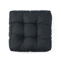 사각 쿠션방석 45cmx45cmx9cm 블랙 소파방석 의자방석