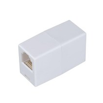 AmerTac Zenith TS1001CW 6 컨덕터 인라인 커플러 화이트 유선 전화 액세서리