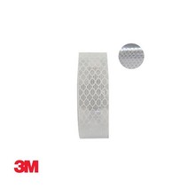 3M 초고휘도 반사테이프 백색 24mm 야간작업 교통안전표지