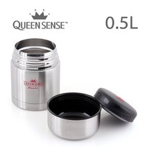 퀸센스 [세신 퀸센스]에리카 스텐 진공 죽통(보온 보냉)-500ml, 단품없음