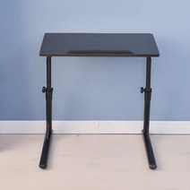 모던드로우 각도 높이조절 노트북 좌식 테이블, 월넛