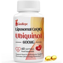 Gozitepe 리포조말 코엔자임큐텐 유비퀴놀 Liposomal CoQ10 Ubiquinol 60정