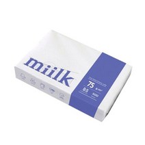 라유1RA_밀크 B5 75g 500매 1권 B5 복사용지 오피스복사용지 인쇄용지 밀크복사지 사무용복사지 밀크B5용지＃DAD4662EA, 옵션무[#@$], 옵션무[#@$]