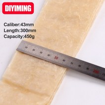 10 개 43mm 소시지 쉘 빅 햄 소시지 포장 케이싱 햄 드라이 케이싱 소시지 스터 퍼 소시지 그물 모양 고기 그물 요리, 1개