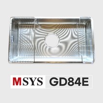 한샘 MSYS GD84E 프리미엄 사각싱크볼 악세사리 배수구 포함, 스텐배수구