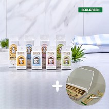 에콜그린 매직가글 휴대용 고체치약 4종세트 72정 여행필수템 고체 가그린 씹는치약, 매직가글 4가지 full 세트 + 치간칫솔15입