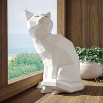 3D 동물 페이퍼 크래프트 입체 종이 접기 인형 모형 장식품 DIY 인테리어 소품 만들기, 핑크 돼지