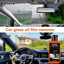 유막제거제 셀프 코팅관리제 120ml 오일 필름 제거 앞 유리 청소 병에 담긴 자동차 클리너 도구 용품 용 깨, 한개옵션0