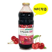엘뉴트리 타트체리 nfc 착즙 주스 즙 원액 농축액 다트체리 타투체리 몽모랑시 타르트체리 사워체리 물타지않는 고농축 비타민k 멜라토닌 안토시아닌 퀘르세틴 효능 먹는법, 1병, 1000ml