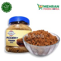 WORLD Jaggery Powder (Gur) 500g 재거리 파우더 (천연 설탕 가루), 1개