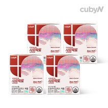 큐비앤 사르락토 100억 덴마크유산균 눈꽃유산균 4개월 4BOX 120포 4박스, 단품, 단품