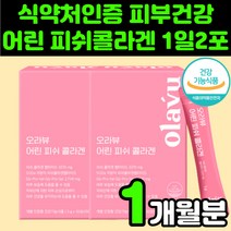 저분자 피시 어린 콜라겐 생선 어류 펩타이드 껍질 피부 영양제 하일루론산 식약청 인증 건강 기능 식품 얼굴 중년 영양제 추천 콜라젠 장모님 엄마 선물 히알루로닉 가루 엘라스틴 분말, 2박스(1개월분)