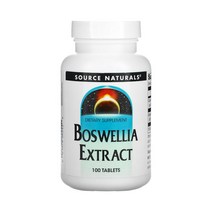 소스 내츄럴스 보스웰리아 375mg 100정 Source Naturals Boswellia Extract