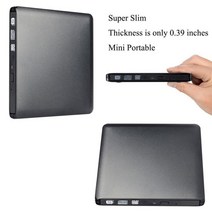 CDDVD플레이어(에서 선박 us) 외부 드라이브 DVD 버너 ROM 플레이어 Samsung Acer Dell 노트북 PC 용, 한개옵션0