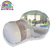outddoor 명확한 호텔 사용 팽창식 이글루 거품 천막 야영을 위한 돔 천막, 2-4미터