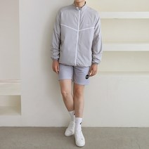 [웰리스트] 남성 골프연습복 아노락 경량 투론 생활방수 바람막이자켓 하프집업