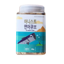 어니스트 연어 큐브 반려동물 동결건조간식 100g, 연어맛, 4개