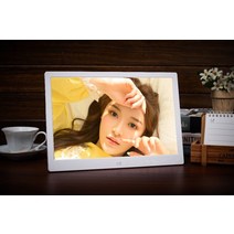 디지털액자 전자액자 전자앨범 신제품 좋은 gift15/14 인치 LED 백라이트 HD1280 * 800 전체 기능 디지털, 10 white_02 미국 플러그