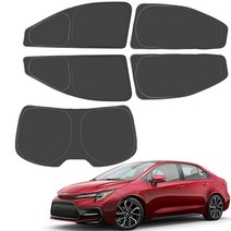 Proadsy Corolla 2023 2022 2021 2019용 창문 햇빛 가리개 캠핑 UV 광선 프라이버시 보호 업그레이드 액세서리 5개 세트218408