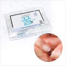 엔리안 꿀네일팁 클리어360t 손톱연장 네일팁 네일연장팁, 1개, 꿀떡젤