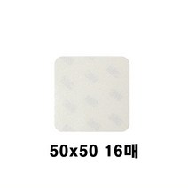 욕실용 미니 사각 투명 미끄럼방지테이프 실내용 출입문 현장용 대리석, 투명미니50x50/16매