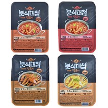 분식대첩 밀떡볶이 즉석 냉동떡볶이 480g 캠핑 떡볶이, 로제맛