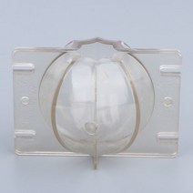 shangren 모델 캔들 몰드 몰드 핸드 크래프트 금형 도구를 만드는 8 개의 배열 공 플라스틱 양초 금형 DIY 캔들 비누 클레이, 7.44CM, 설명 설명