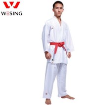 Wesing-WKF 도복 가라테 기 유니폼 성인 키즈 편안한 폴리에스터 100%, 09 kumite 5.5