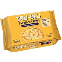 레몬 크림을 Tru Blu 바닐라 쿠키 인공 성분 없음 고과당 옥수수 시럽 없음 미국산 12온스 6개들이 팩
