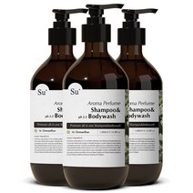 수오가닉 퍼퓸 샴푸워시 오스만투스 1000ml 3개