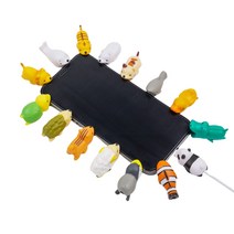 아이폰 갤럭시 충전기 예쁜 동물 케이블 보호캡 15종, 오리, 1개