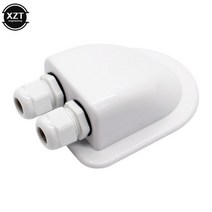 지붕 와이어 엔트리 글랜드 박스 태양광 패널 케이블 모터홈 캐러밴 보트 정션, WHITE, WHITE