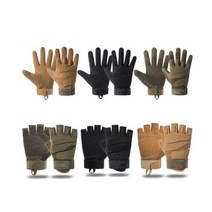 전술 반장갑 밀리터리 군용 등산 서바이벌 오토바이 전투 반장갑 긴장갑, 카키