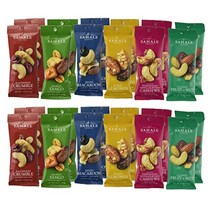 Sahale Snacks 사할리 스낵 올 내츄럴 너트 블랜드 버라이어티팩 42.5g(1.5oz) 24팩 All Natural Nut Blends Grab And Go Variety, 42.5g
