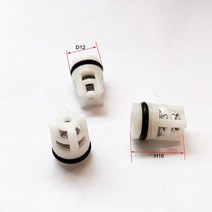 고압세차기 전자동 가정용 고압 자동차 세차기 씰 오일 체크 밸브 휴대용 워터 펌프 수리 부품 키트 차량, 05 D12 H16 valve_01 3pcs