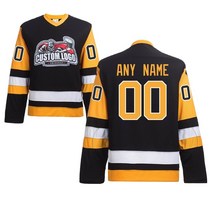 아이스하키 장비 용품 자수 스 하키 유니폼 도매, 검은색, s