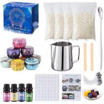 양초만들기 향초 캔들만들기 양초 만들기 용품 키트 DIY 수제 향기로운 도구 왁스 녹는 재료 아로마 테라, 04 04